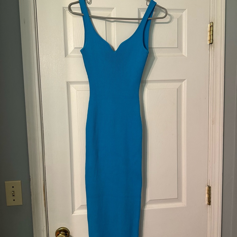 Blue dress